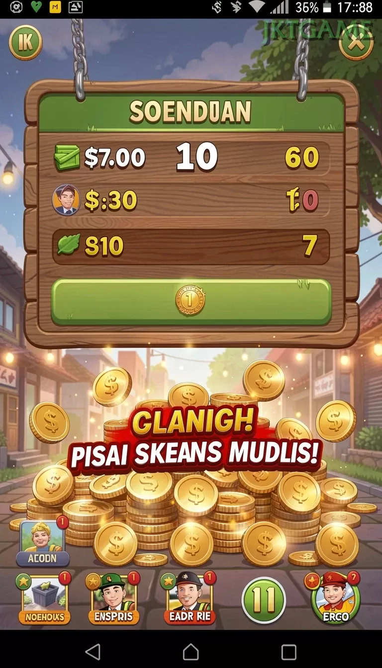 Cuplikan layar V87 — pengaturan akun