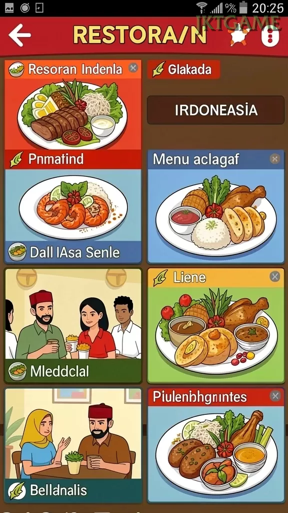 Cuplikan layar BOS5000 — menu navigasi